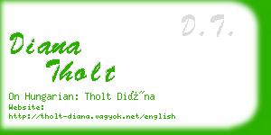 diana tholt business card